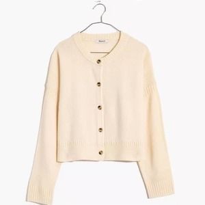Madewell Clemence Cropped Cardigan Sweater